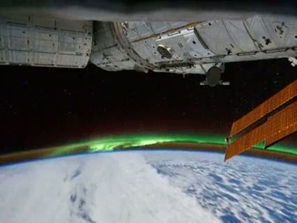 Ver vídeo  'La ISS capta la aurora austral desde el espacio'