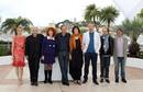 (De izquierda a derecha) Los actores Anne Consigny, Pierre Arditi, Sabine Azema, Hippolyte Girardot, Annie Duperey, Lambert Wilson, Denis Podalydes y el director Bruno Podalydes en el photocall de la pel&iacute;cula 