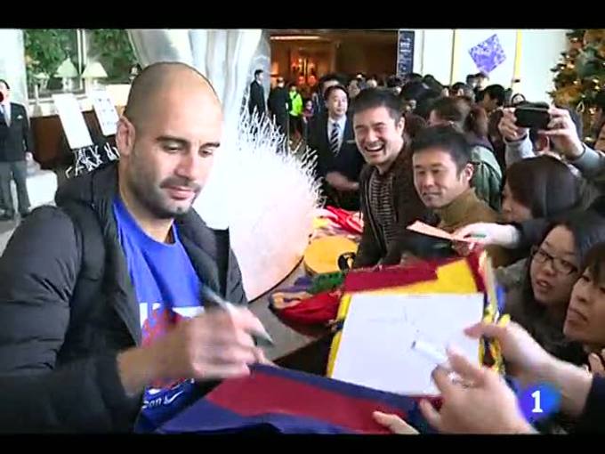 Ir al Video&nbsp;Jap&oacute;n despide al Bar&ccedil;a