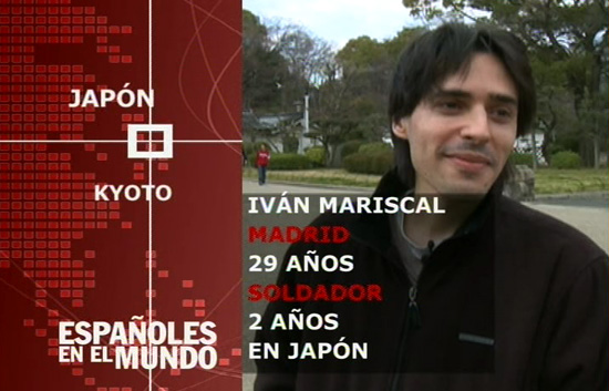 Espa&ntilde;oles en el mundo - Jap&oacute;n - Iv&aacute;n
