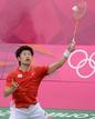 El japon&eacute;s Sho Sasaki durante un partido de b&aacute;dminton.