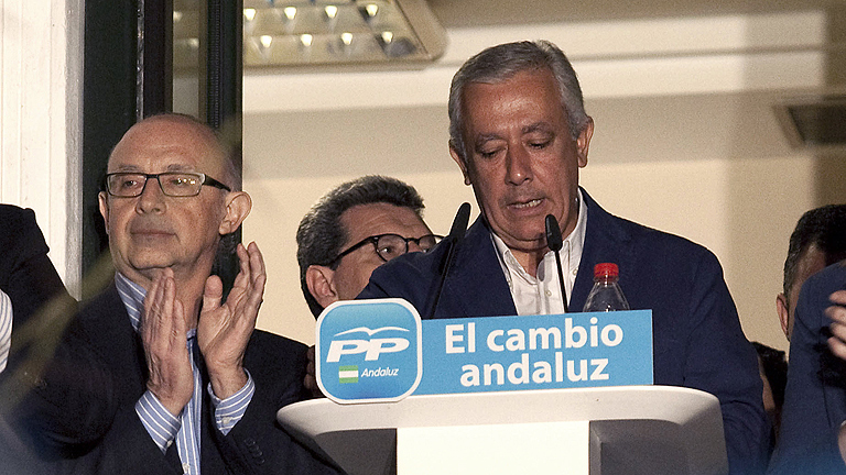 Javier Arenas: "Nos comportaremos como lo que somos: la fuerza m&aacute;s votada"