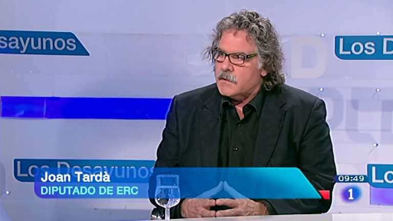 Los desayunos de TVE - Joan Tard&aacute;, diputado de ERC 
