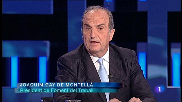 El Debat de La 1 - Entrevista a  Joaquim Gay de Montell&agrave;