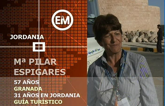Espa&ntilde;oles en el mundo - Jordania - Maria del Pilar