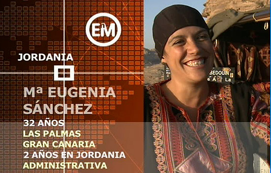 Espa&ntilde;oles en el mundo - Jordania - Maria Eugenia