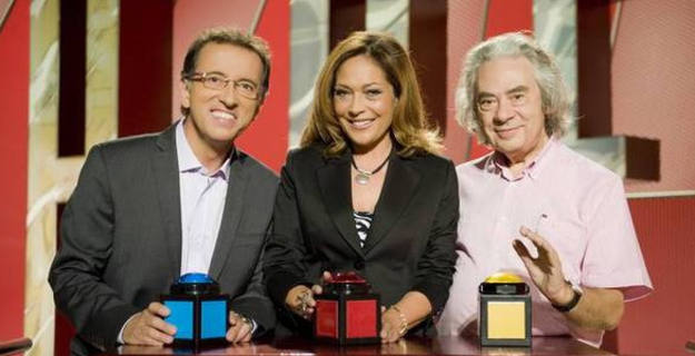 Jordi Hurtado, Pilar V&aacute;zquez y Sergi Schaff