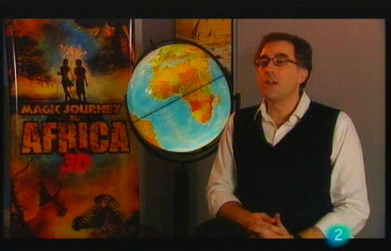 Jordi Llompart parla de la pel&middot;l&iacute;cula "Viatge m&agrave;gic a &Agrave;frica"