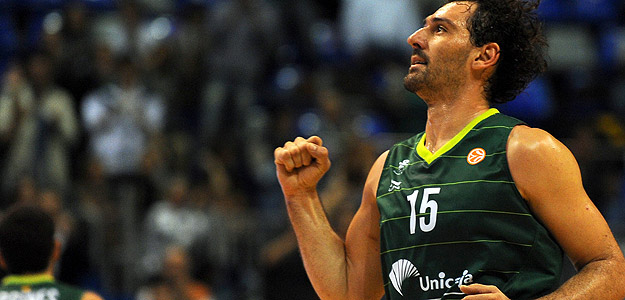 Jorge Garbajosa, jugador del Unicaja de M&aacute;laga.