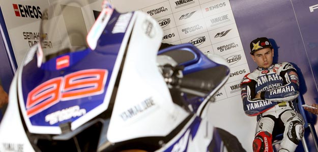 Jorge Lorenzo en el test oficial en Alc&aacute;&ntilde;iz (Teruel)