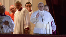 Ir al Video&nbsp;Jorge Mario Bergoglio se convierte en el papa 266 de la historia