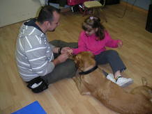 Jos&eacute; Alberto y Sugar con una ni&ntilde;a