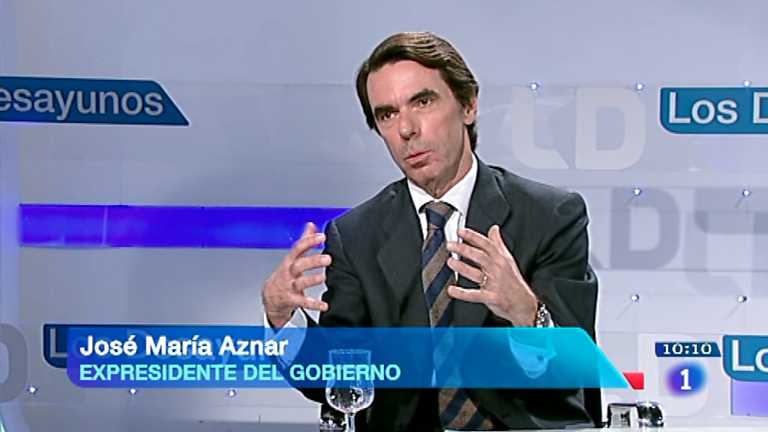 Los desayunos de TVE - José Mª Aznar, expresidente del Gobierno