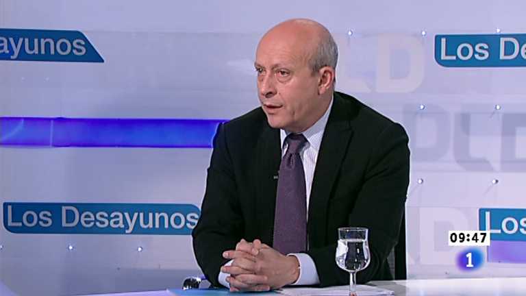 Los desayunos de TVE - Jos&eacute; Ignacio Wert, Ministro de Educaci&oacute;n, Cultura y Deporte