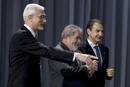 Jos&eacute; Luis Rodr&iacute;guez Zapatero y el presidente de Brasil, Luiz In&aacute;cio Lula da Silva