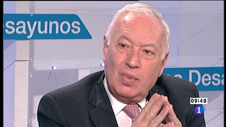 Los desayunos de TVE - Jos&eacute; Manuel Garc&iacute;a-Margallo, ministro de Asuntos Exteriores y Cooperaci&oacute;n