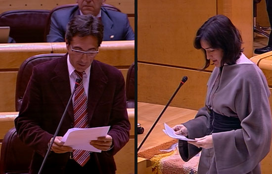 Jos� Mar�a Chiquillo, senador del PP, acusa a la ministra de Cultura de decir mentiras y gordas