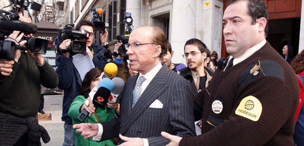 El empresario Jos&eacute; Mar&iacute;a Ruiz-Mateos a su salida de los juzgados de Palma.
