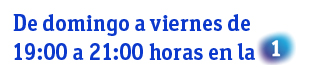 M&aacute;s Gente se emite de domingo a viernes de 19 a 21 h