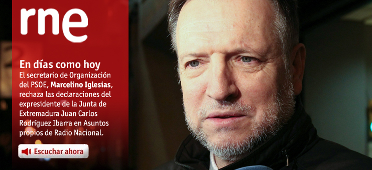 Imagen En d&iacute;as como hoy - Marcelino Iglesias: "Chac&oacute;n no es Zapatero con faldas"