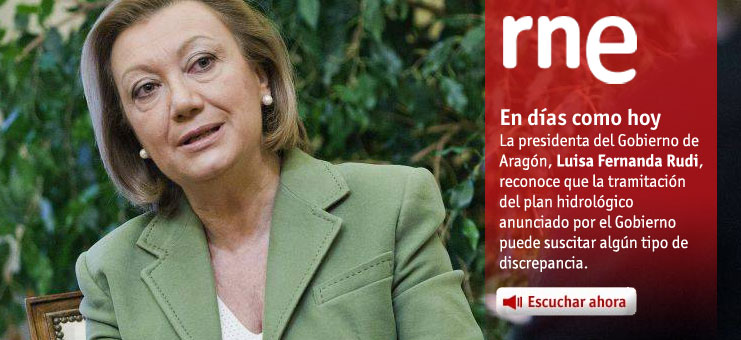 Imagen En d&iacute;as como hoy - Rudi defiende un consenso nacional en materia de agua