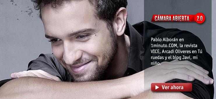 Imagen C&aacute;mara abierta 2.0 - Pablo Albor&aacute;n en 1minuto.COM, la revista VICE, Arcadi Oliveres en T&uacute; ruedas y el blog Javi, mi ni&ntilde;o - 18/02/12