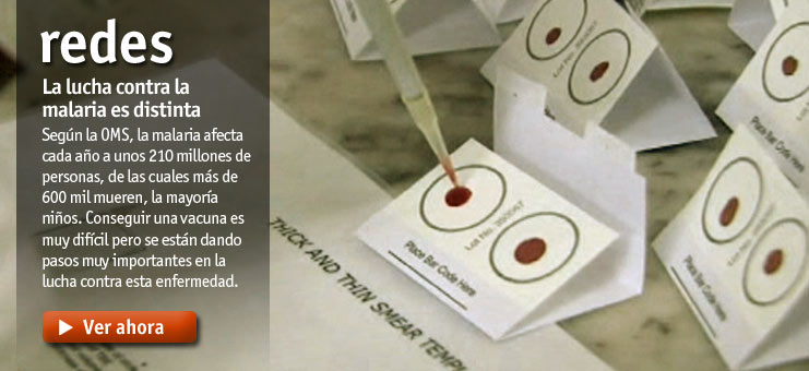 Imagen Redes - La lucha contra la malaria