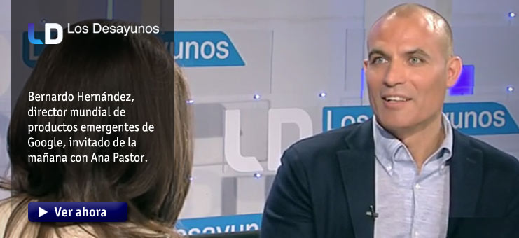 Imagen Los desayunos de TVE - Bernardo Hern&aacute;ndez, Dir.mundial de productos emergentes de Google