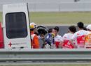 Pol Espargar&oacute; recibe atenci&oacute;n m&eacute;dica