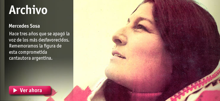 Imagen Se apag&oacute; la voz de Mercedes Sosa