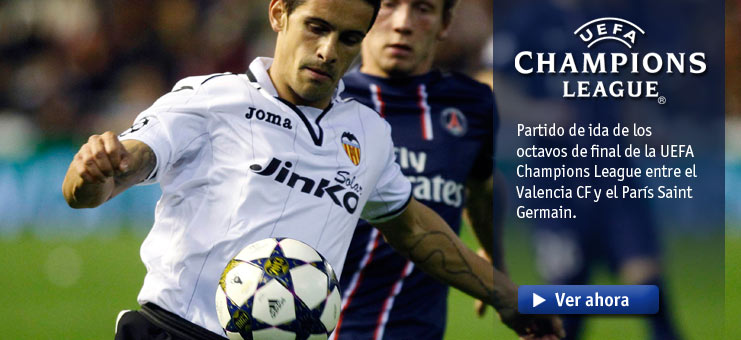 Imagen Champions League - Partido completo: Valencia CF - Par&iacute;s Saint Germain