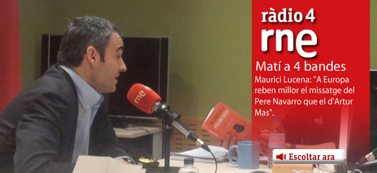 Imagen Mat&iacute; a 4 Bandes - Segona part de la tert&uacute;lia. Entrevista a Maurici Lucena, portaveu del PSC
