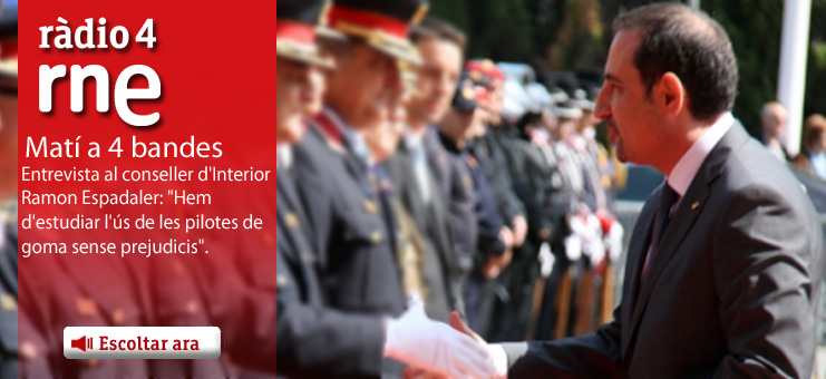Imagen Mat&iacute; a 4 Bandes - Actualitat. Entrevista tf a Camil Ros, UGT. Entrevista al conseller d'Interior Ramon Espadaler