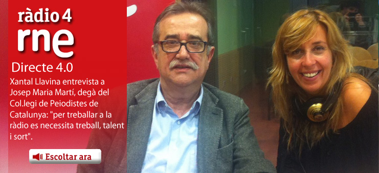 Imagen Directe 4.0 - Actualitat 4.0 amb Bruno Sokolowicz i Ferran Grau. Concurs Quique Quera. Xantal Llavina entrevista a Josep Maria Mart&iacute;, deg&agrave; del Col.legi de Peiodistes de Catalunya