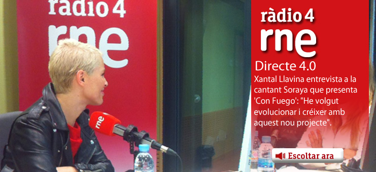 Imagen Directe 4.0 - Actualitat 4.0 amb Bruno Sokolowicz, Ferran Grau i Edu Fust&eacute;. Concurs Quique Quera. Xantal Llavina entrevista a la cantant Soraya que presenta 'CON FUEGO'