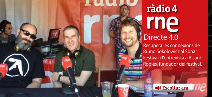 Imagen Directe 4.0 - Actualitat 4.0 amb Bruno Sokolowicz, Ferran Grau i Edu Fust&eacute;. Concurs Quique Quera. Durant tot el programa connectarem amb Bruno Sokolowicz que es troba al Sonar Festival