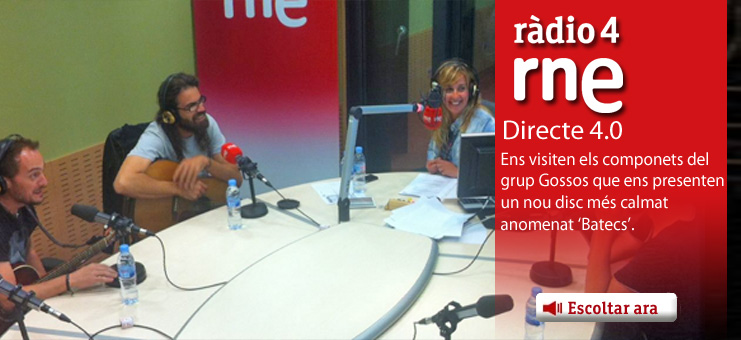 Imagen Directe 4.0 - Entrevista Gossos pel seu nou treball "Batecs". Actualitat 4.0. Concurs 4.0