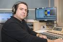 Juan Carlos G&oacute;mez, t&eacute;cnico de sonido.