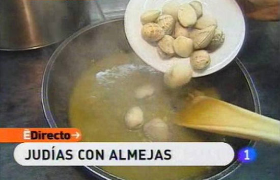 Espa&ntilde;a Directo - Jud&iacute;as con almejas