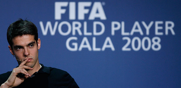 El jugador brasileño Kaka, durante la rueda de prensa anterior a la gala del FIFA World Player. El jugador brasileño Kaka, durante la rueda de prensa anterior a la gala del FIFA World Player.
