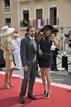 El jugador de tenis franc&eacute;s, Henri Leconte, junto a su esposa Florentine.