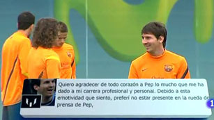 Ver v&iacute;deo  'Los jugadores, agradecidos con Guardiola'