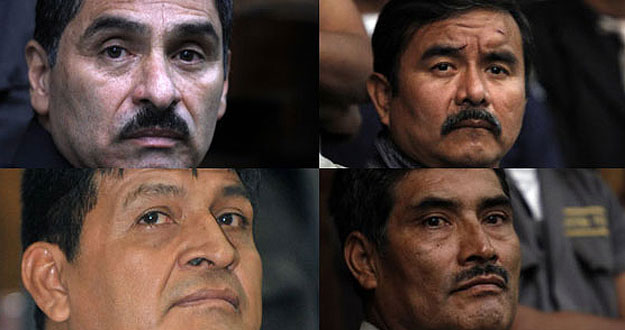 Juzgan a cuatro exmilitares guatemaltecos por el asesinato de 250 campesionos en la guerra civil Juzgan a cuatro exmilitares guatemaltecos por el asesinato de 250 campesionos en la guerra civil