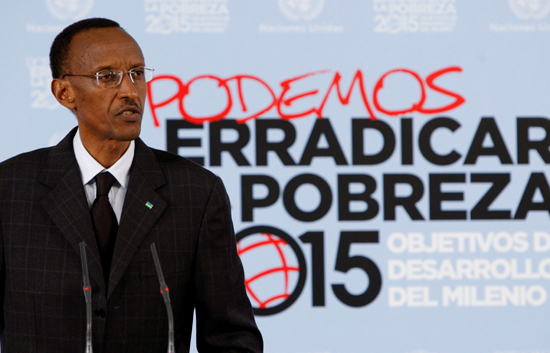 Viaje de Paul Kagame a Espa&ntilde;a