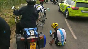 Ver v&iacute;deo  'Kanstantsin Sivtsov, primer abandono del Tour de Francia 2012'
