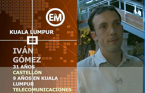 Espa&ntilde;oles en el mundo - Kuala Lumpur - Ivan