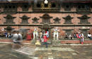 Desde que son elegidas como diosas, las peque&ntilde;as apenas pueden salir del templo-palacio que tienen asignado. Este es el palacio de la ni&ntilde;a-diosa de Basantapur, en Kathmandu.