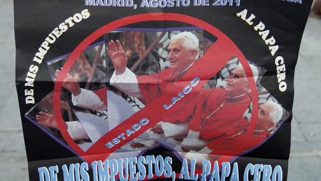 La marcha laica pasar&aacute; finalmente por la Puerta del Sol 