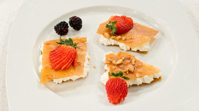 Saber cocinar - L&aacute;minas crujientes de frutos secos