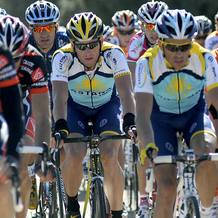 La Vuelta a Castilla y Le&oacute;n era la primera carrera en la que coincid&iacute;an Contador y Armstrong.